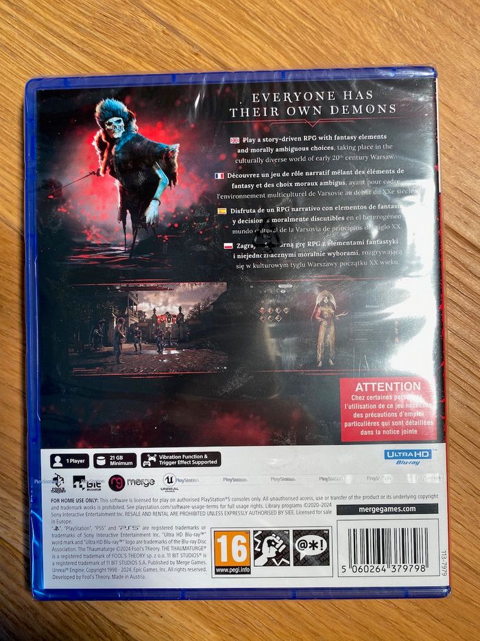 The thaumaturge - PS5 - jeu neuf sous blister - photo numéro 5