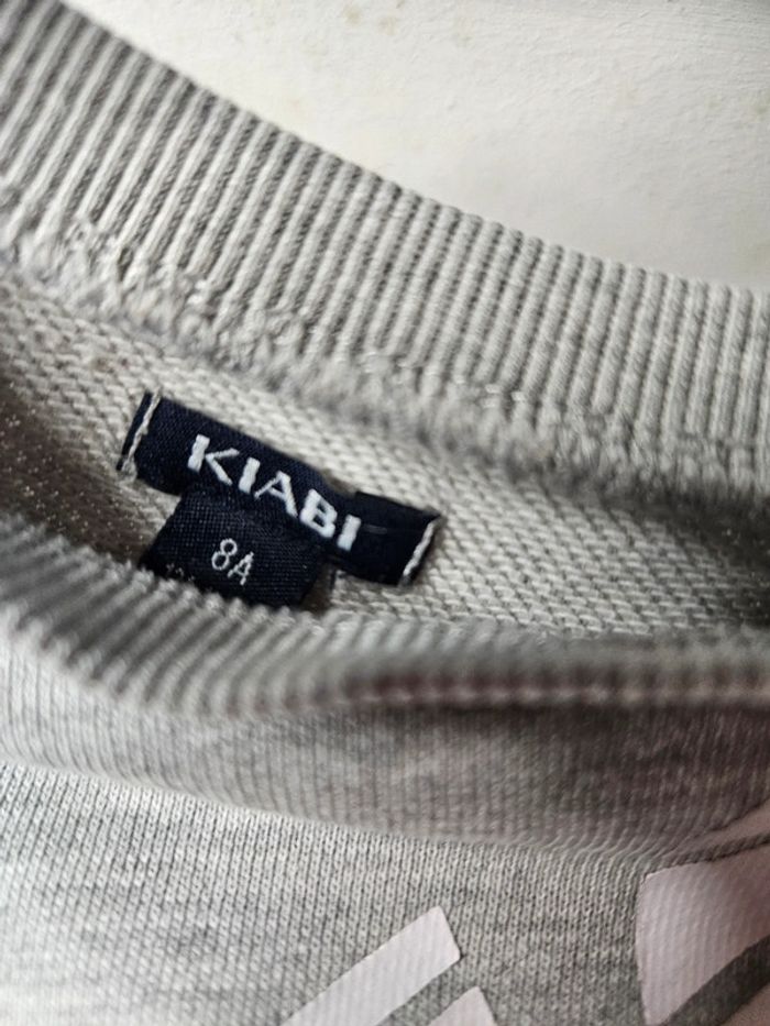 Pull gris écriture - photo numéro 2