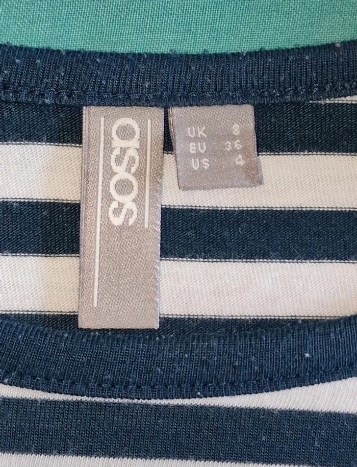 T shirt marinière - Taille 36 - Asos - photo numéro 3