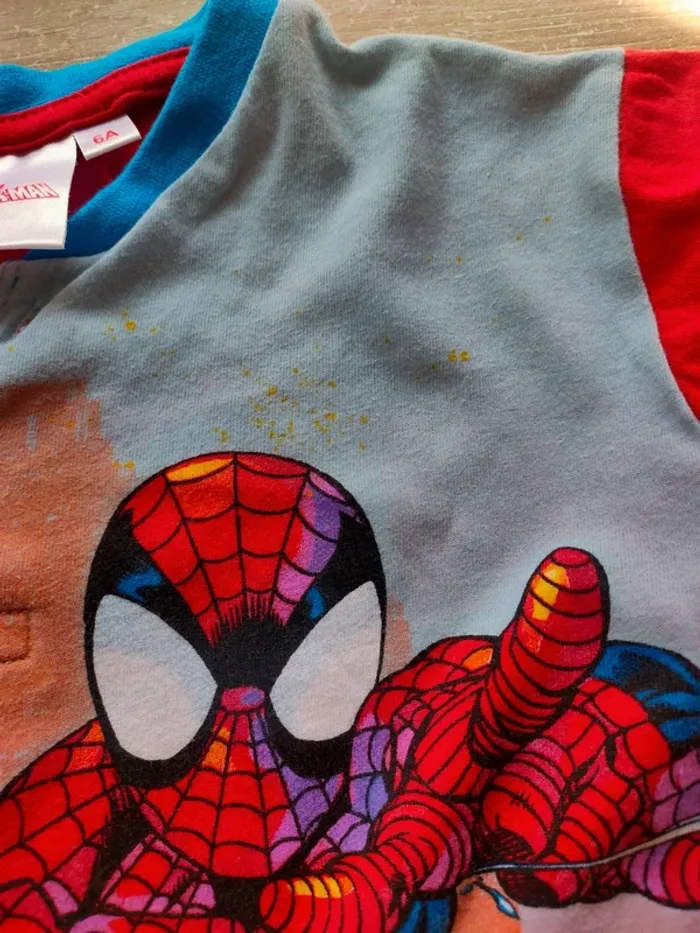 Pyjama spiderman 6 ans - photo numéro 3