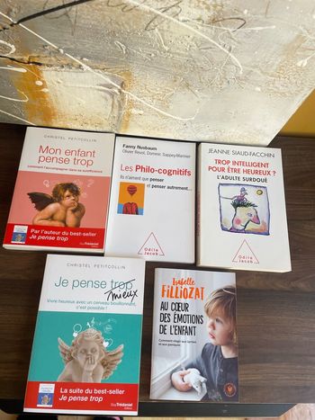 Lot de 5 livres – Psychologie, Émotions et Haut Potentiel