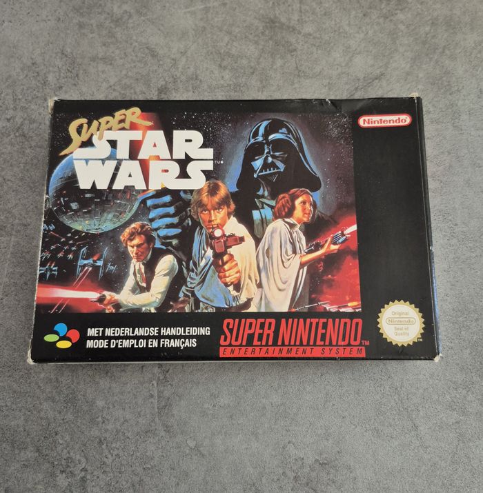 Super Nintendo SNES - Super Star Wars - Pal Fah - Complet - Excellent état
