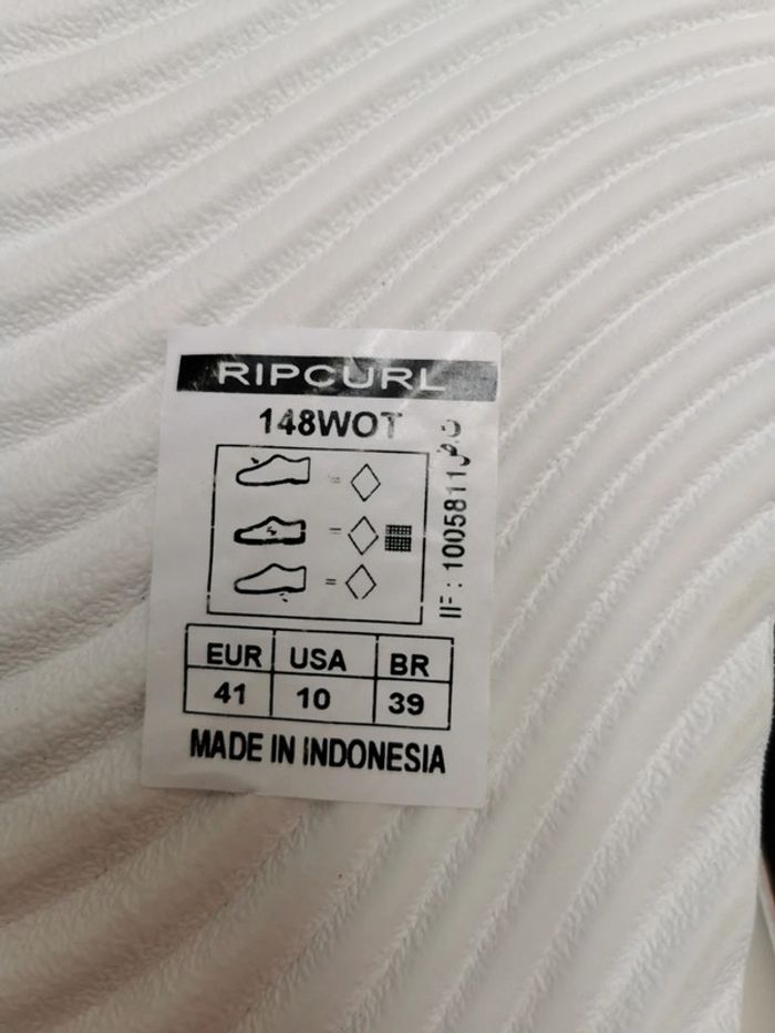 Nu pied sandale mule Rip Curl Stellar blanc taille 41 neuf - photo numéro 5