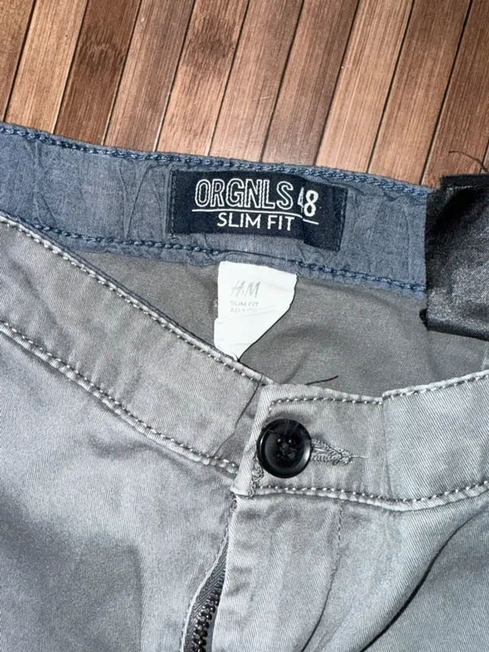 Pantalon H&M gris 14ans - photo numéro 3
