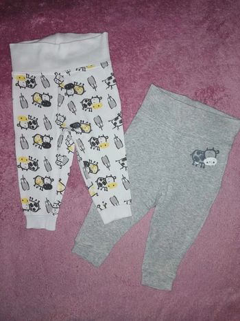 Pantalons leggins taille 3-6 mois