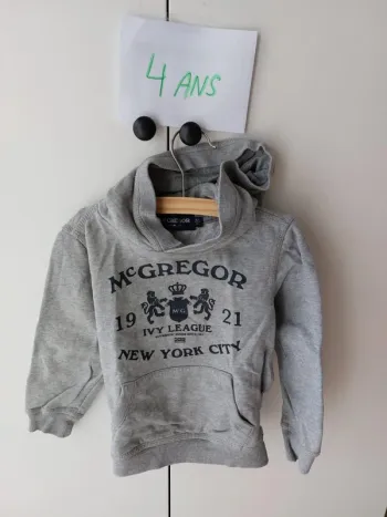 Sweat à capuche MC Gregor 4 ans