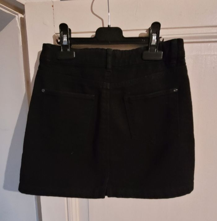 Jupe noire jean - photo numéro 2