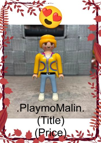 Personnage figurine femme playmobil