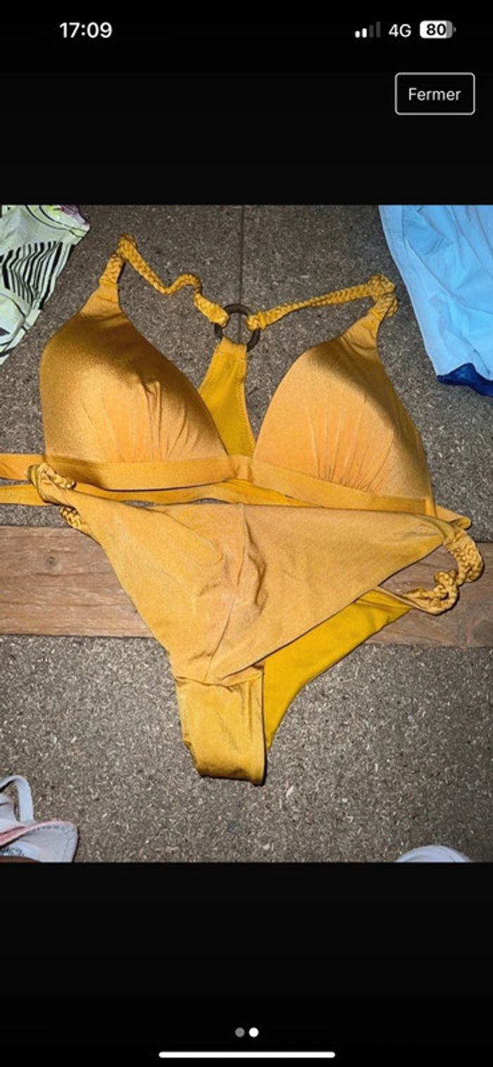 Maillot de bain moutarde - photo numéro 2