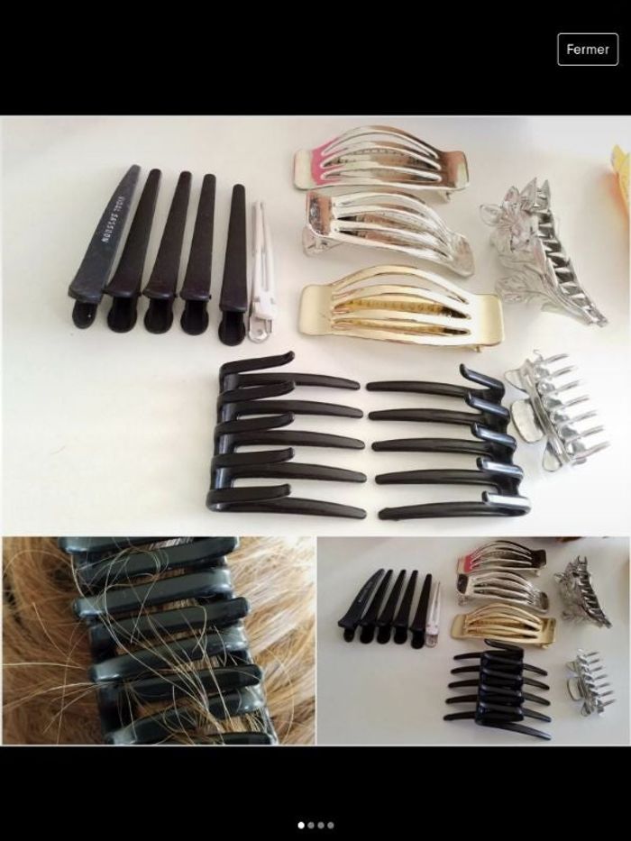 Lot d'accessoires pour cheveux