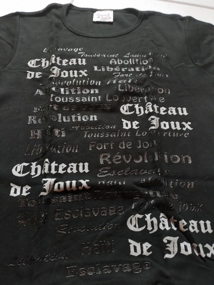 T-shirt femme noir Château de Joux - photo numéro 9