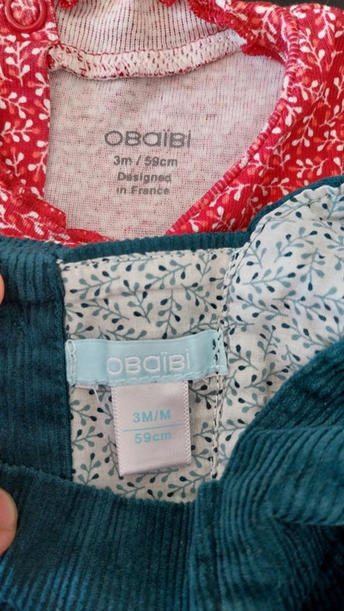 Ensemble robe et tee-shirt 3 mois - photo numéro 6