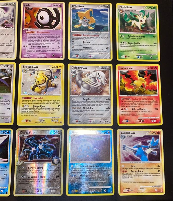 Lots cartes Pokémon ancienne diamant et perle - photo numéro 4