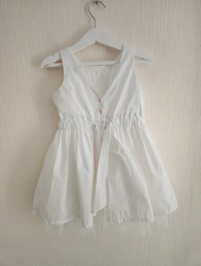 Robe blanche de baptême / mariage / cérémonie Sergent Major 3 ans - photo numéro 10