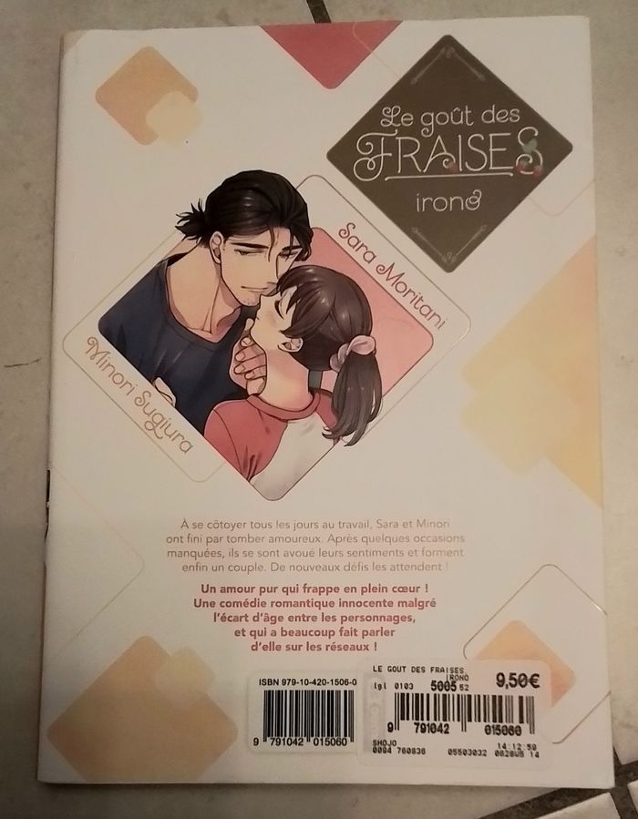 Manga "le goût des fraises" n°3 de Irono - photo numéro 2