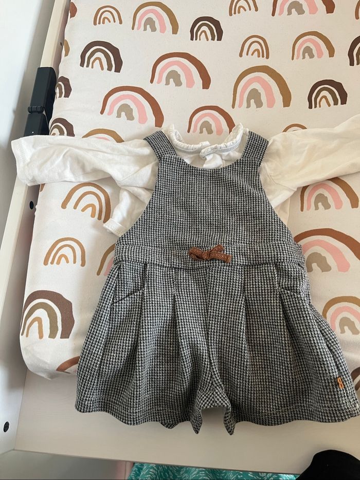 Salopette avec chemise