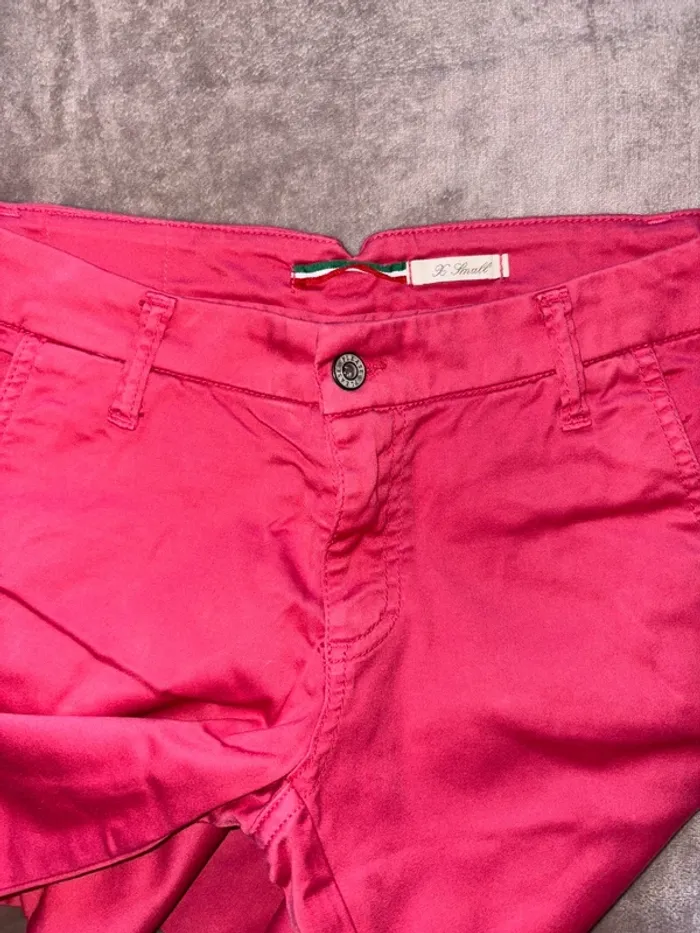 Pantalon chino rose femme taille 34 Please en très bon état - photo numéro 3