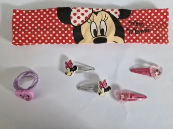 Lot accessoires cheveux minnie