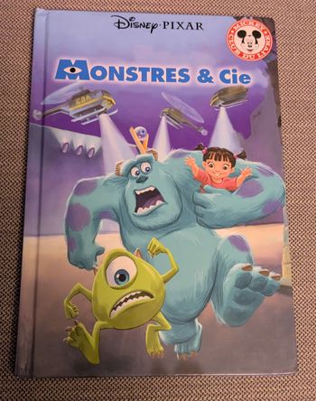Livre "Monstres et cie" de Disney Pixar
