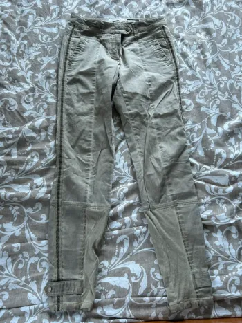 Pantalon slim, sandwich taille 34