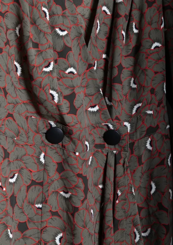 Robe portefeuille imprimée – Jane Wood Taille : 1 - photo numéro 3