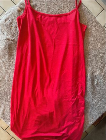 robe rouge ZSIIBO - bretelles fines - taille M, basique chic & féminine