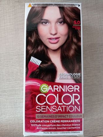 Coloration cheveux Châtain clair