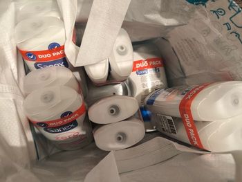 Lot de 12 bouteille flacon 475 ml sanex zéro 0 peau sensitive