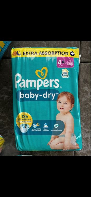 Pampers taille 4+