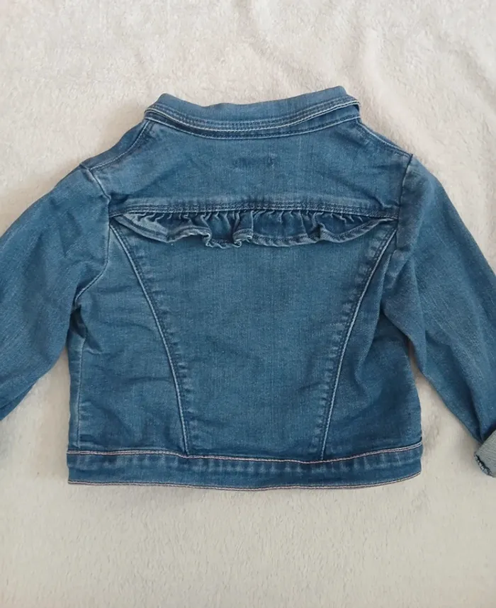 Ensemble veste + robe en jeans 2 ans - photo numéro 3