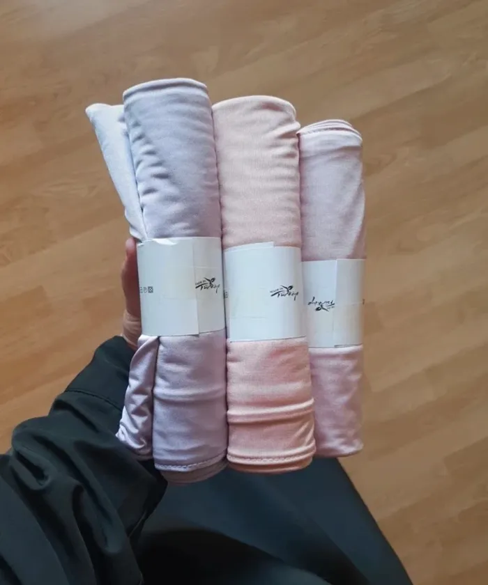 Lot Voile hijab jersey premium satiné - photo numéro 6