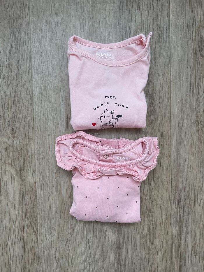 Tee shirts Kiabi rose 3 mois - photo numéro 3