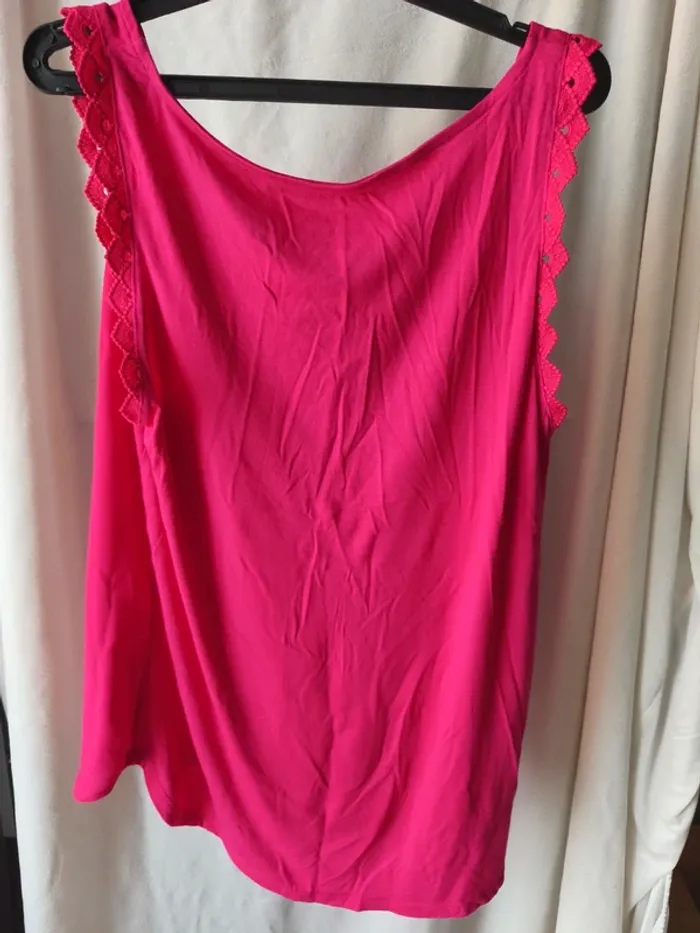 Débardeur fushia - taille: S - photo numéro 2