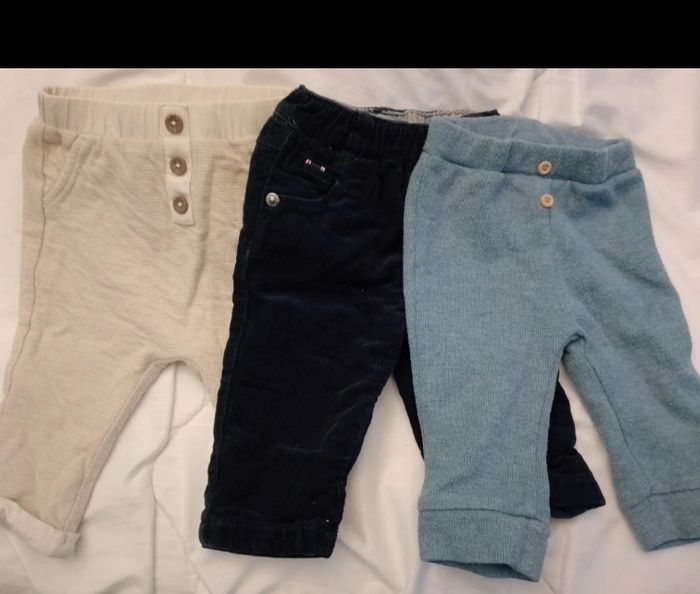 3 pantalons chauds 6 m