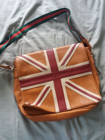 Sac besace en cuir drapeau Angleterre