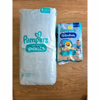 Lot couches Pampers neuf, taille 3-4