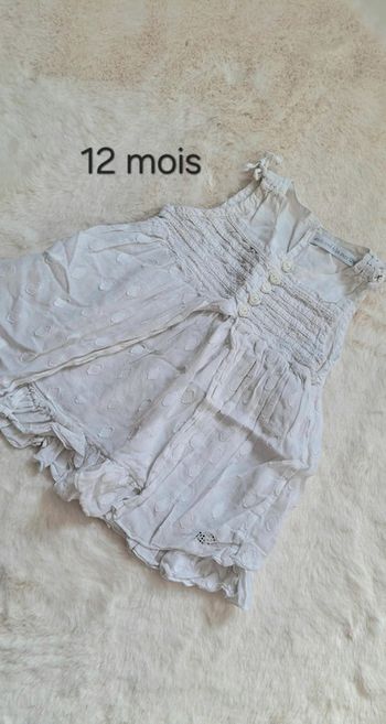Tunique Week-end à la mer taille 9-12 mois