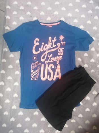 Pyjama coton été 🩷 garçon 12 ans 