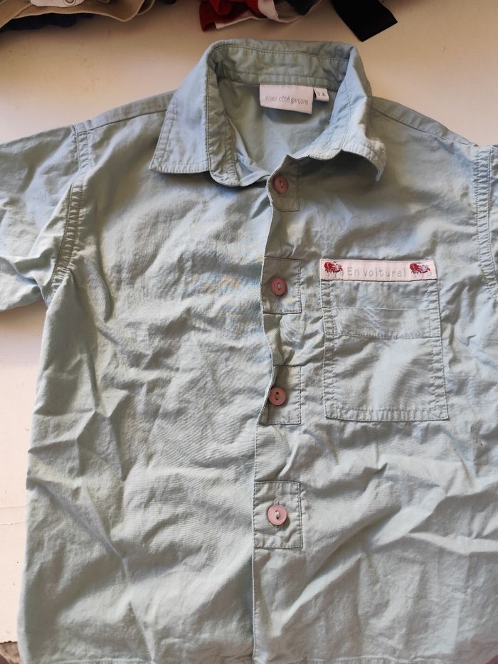 Chemise manches courtes 3 ans