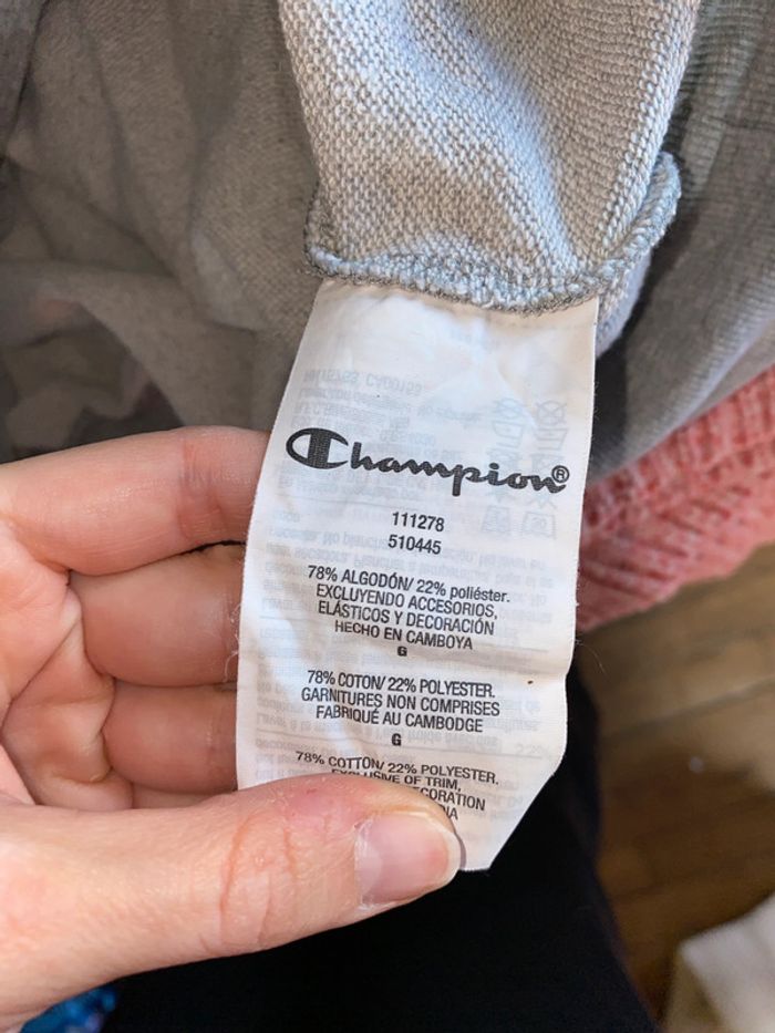 sweat Champion court taille L - photo numéro 3