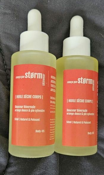 2 huile sèche pour le corps