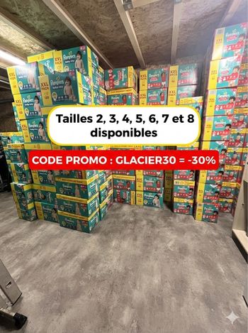 COUCHES PAMPERS & PANTS T2 À T8