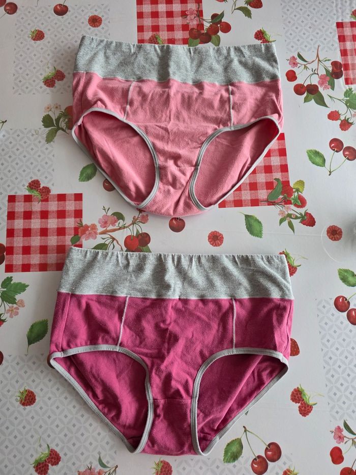 LOTS DE 4 CULOTTES FEMME TAILLE HAUTE MARQUE WIRARPA TAILLE M 38 - photo numéro 2