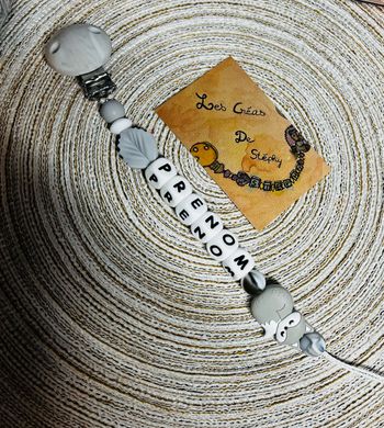 Attache tétine renard