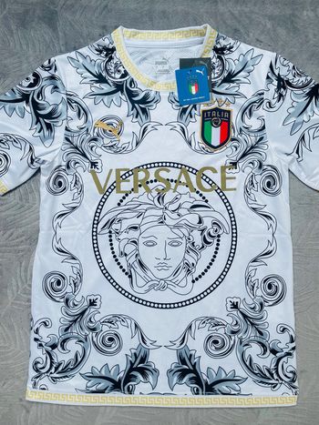 Maillot concept foot Italie blanc Versace taille S