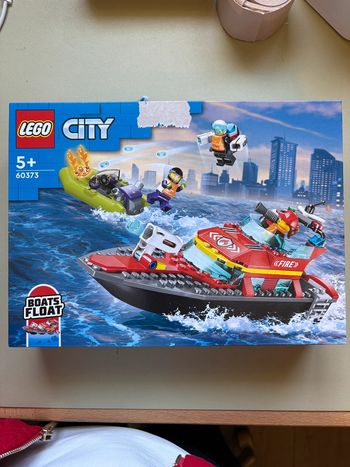LEGO 60373 City Le Bateau de Sauvetage des Pompiers