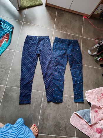 Lot 2 pantalons leggings