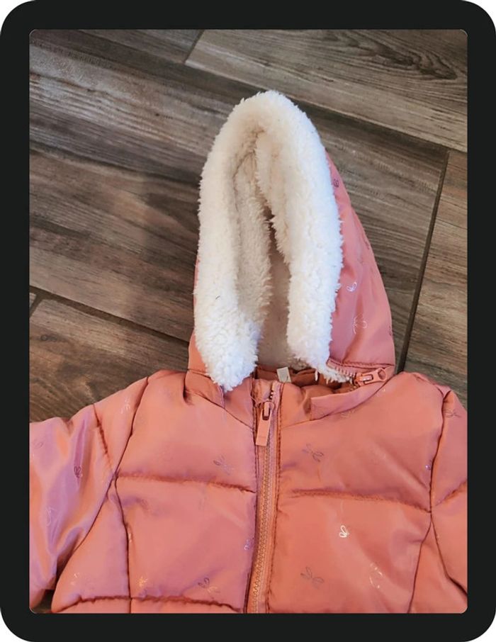 Blouson rose à capuche Orchestra Taille 18 mois - photo numéro 2