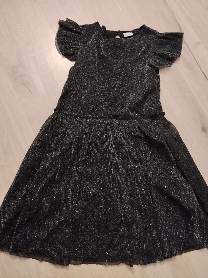 Robe paillettes fille