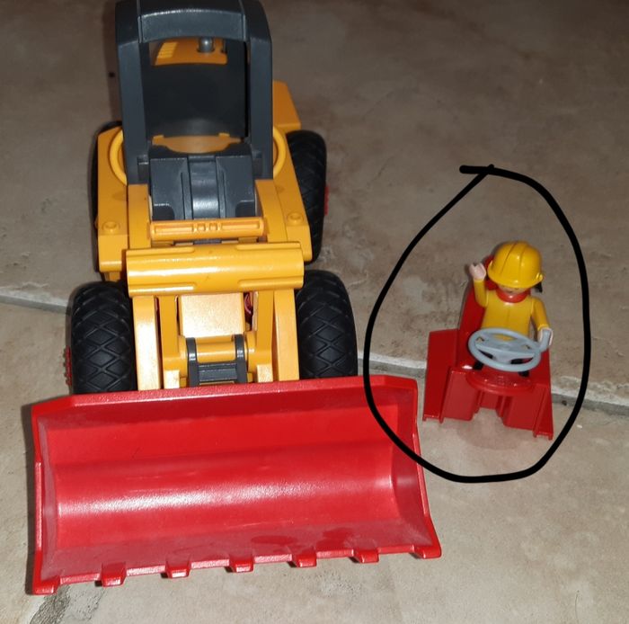Lot de 2 pelleteuses Playmobil - photo numéro 5